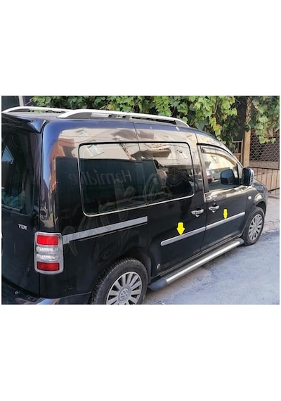 Db Chrome Vw Caddy Krom Yan Kapı Çıtası 2004-2014 4 Parça  P.Çelik