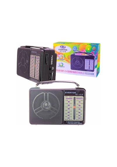 Çoban Radyosu Rt-1218 Everton Fm/Am/Sw1-2 4Band Dünya Radyosu