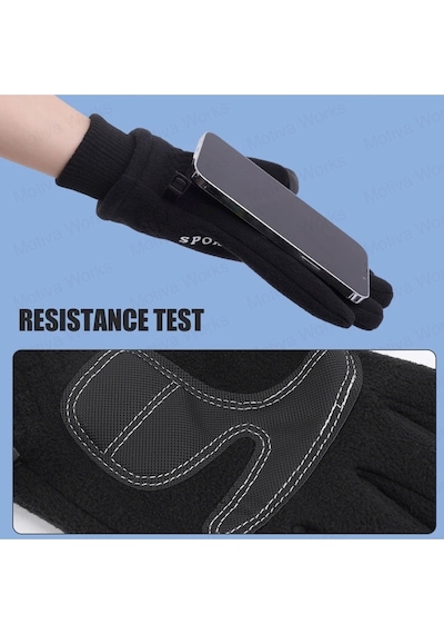 Lenscape Polar Eldiven Soğuk Hava Dokunmatik Kışlık Spor Motosiklet Asker Taktik Kar Eldiveni