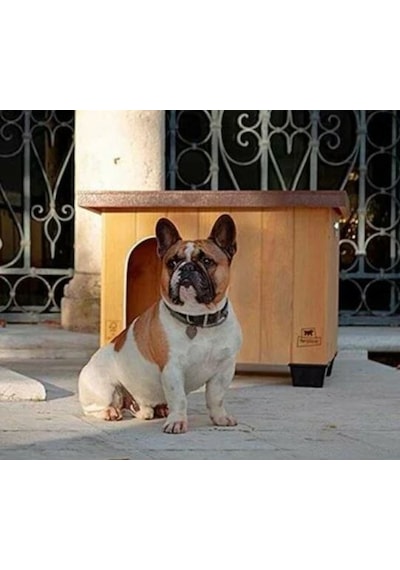 Ferplast Baita 60 Ahşap Köpek Kulübesi 41 x 67 x 55 CM