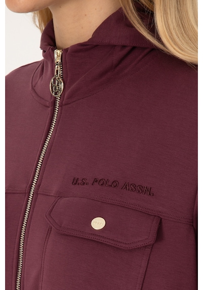U.s. Polo Assn. Kadın Plum Sweatshirt 50309102-vr177 New Plum