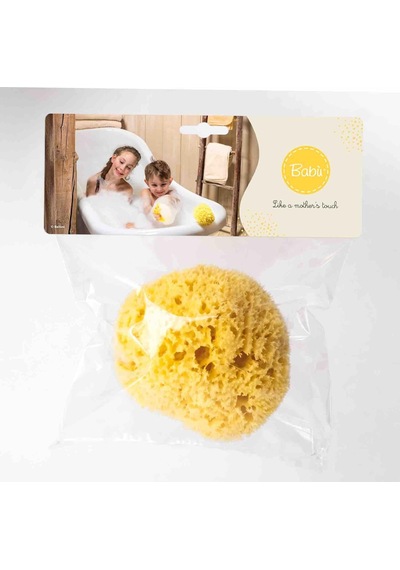 %100 Doğal Akdeniz Süngeri - Bebek Banyo Süngeri - Size:8