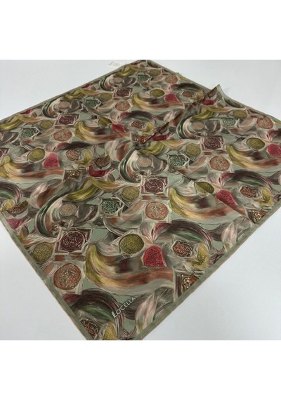 Locella Soft Pamuklu Eşarp Ldff5007-59564 Çok Renkli