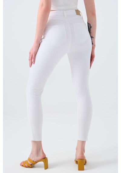 Loft Natalie Julia White Kadın Pantolon Beyaz