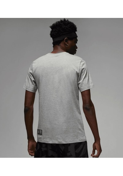 Nike Air Jordan Paris Saint Germain Mens Tee Grafik Baskılı Erkek Günlük Tişört Gri Gri