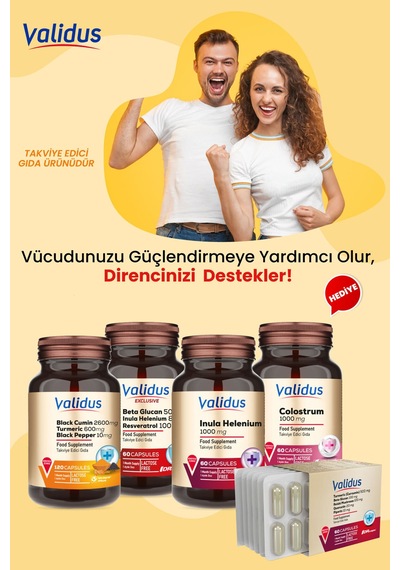 Longevity Vital Set - Curcumin - Black Cumin - Beta Glucan - Inula Helenium - Colostrum