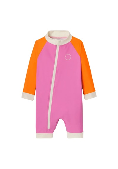 Kietla Bebekler İçin Uv Korumalı Şortlu Mayo Pink Red Pembe