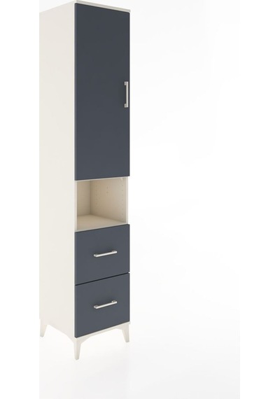 Hyperion Dolap 3 Raflı 2 Çekmeceli Tek Askılı 44x44x221 Aytaşı-antrasit Aytası Hyperion Dolap 3 Raflı 2 Çekmeceli Tek Askılı 44x44x221 Aytaşı-antrasit Aytası