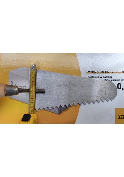 Ytong Gaz Beton Tutkal Malası Tek Taraf Dişli