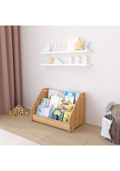 Minera Anka Montessori Ahşap Yer Kitaplığı