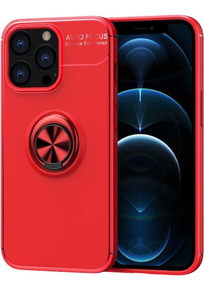 Apple Uyumlu iPhone 14 Pro Max Kılıf Zore Ravel Yüzüklü Silikon Kılıf