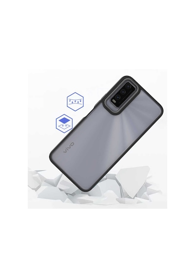 Vivo Y20 Kılıf Zore Flora Kapak (543123719)