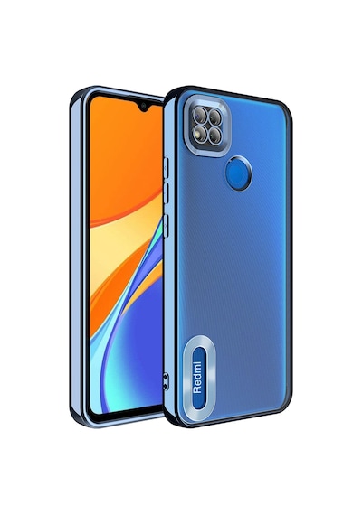 Xiaomi Redmi 9c Kılıf Kamera Lens Korumalı Logo Gösteren İnce Hafif Pazarplus Derin Mor