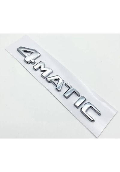 4 Matic Bagaj Yazısı Abs Krom Renk Universal 4matic Bagaj Yazısı