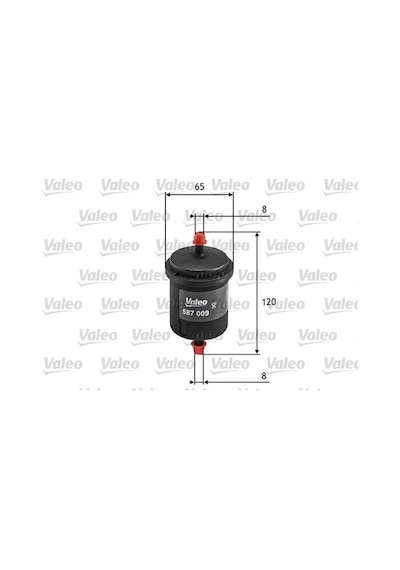 Valeo 587009 Yakıt Filtresi Benzin Fiat Punto I 1.1 54 Fn0204