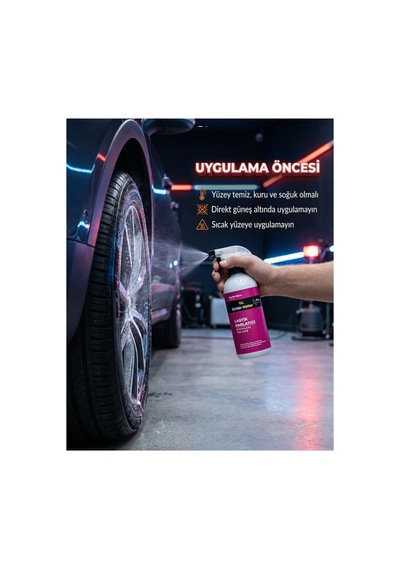 Araç Oto Lastik Parlatıcı Sprey 500ml Raven