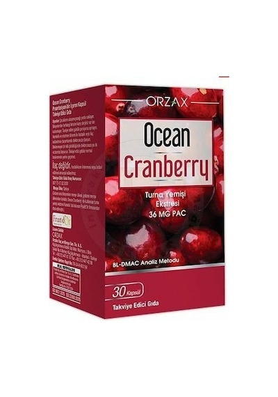 Ocean Cranberry 30 Kapsül 2 Adet