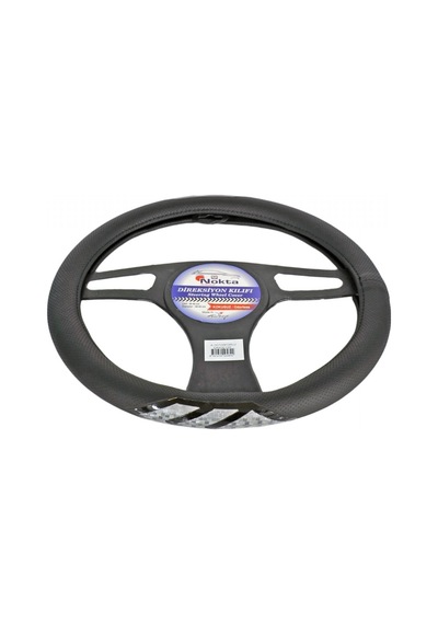 Nyf Direksiyon Kılıfı Fosforlu 38 Cm Siyah Çavuş Beyaz A-14