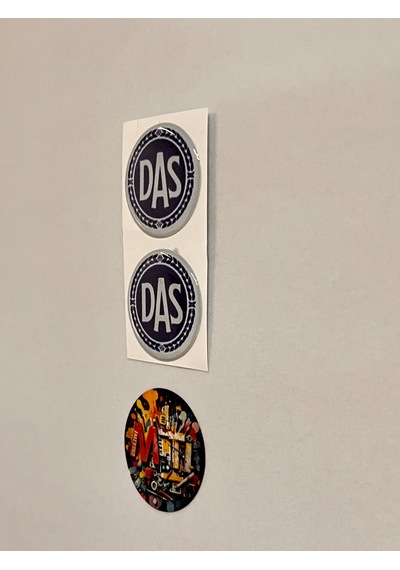 Das Damla Sticker Etiket Kabartmalı 3d Silikon Direk Arması Das Dayanıklı Epoksi 2adet 3,5x3,5cm Çok Renkli