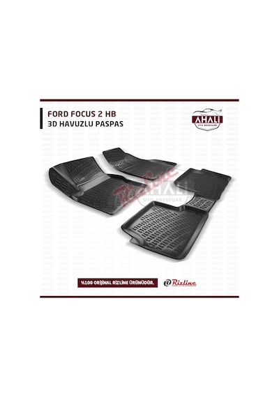 Rizline Ford Focus 2 Hb 2005-2010 3D Havuzlu Paspas