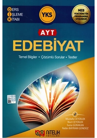 AYT Türk Dili ve Edebiyatı Ders İşleme Kitabı  -  Mustafa Ceydilek  -  Nitelik Yayınları