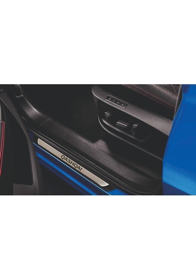 Nissan Qashqai 2014-2017 Modeller Old Krom Kapı Eşiği 4 Parça Paslanmaz Çelik