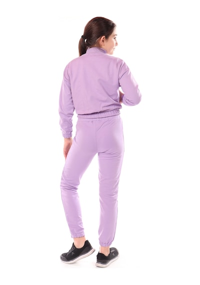 Toontoy Kids Toontoy Kız Çocuk 2'li Takım Baskılı Dik Yaka Fermuarlı Sweatshirt & Beli Paçası Lastikli Jogger Eşofman Altı - 2 İplik Lila Toontoy Kids Toontoy Kız Çocuk 2'li Takım Baskılı Dik Yaka Fermuarlı Sweatshirt & Beli Paçası Lastikli Jogger Eşofman Altı - 2 İplik Lila