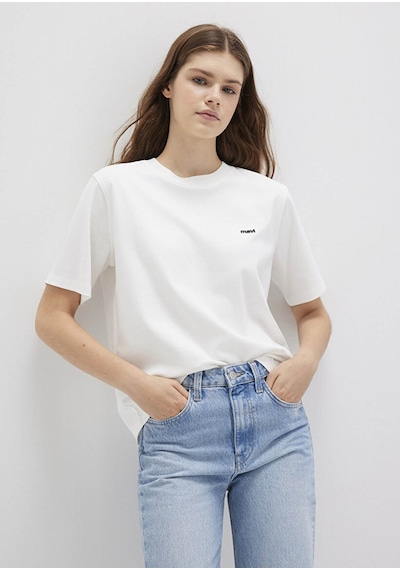 Mavi Kırık Beyaz Kadın T-shirt M1612122-70057 Kırık Beyaz