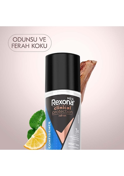Rexona Men Clinical Protection Confidence Erkek Roll On 45 Ml