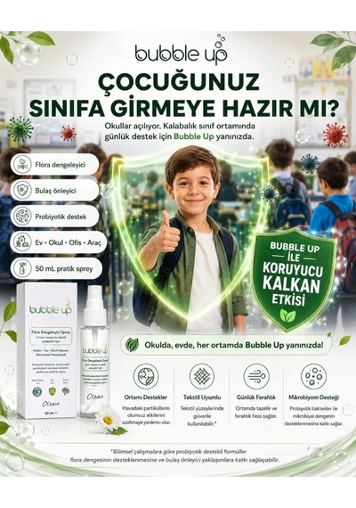 Bubble Up Probiyotik Destekli Karşıtı Araç İçi Sprey 50 Ml Diğer