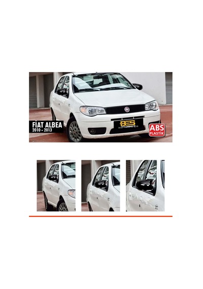 Fiat Albea Batman Yarasa Ayna Kapağı Piano Black / 2010-2013