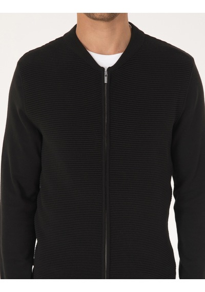 Pierre Cardin Erkek Siyah Hırka Triko 50317333-vr046 Siyah