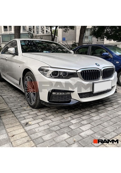 Bmw G30 M Sport Ön Tampon Flap Seti Parlak Siyah