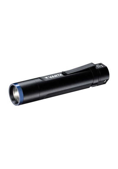 Varta Night Cutter F20R Şarjlı Led El Feneri Siyah