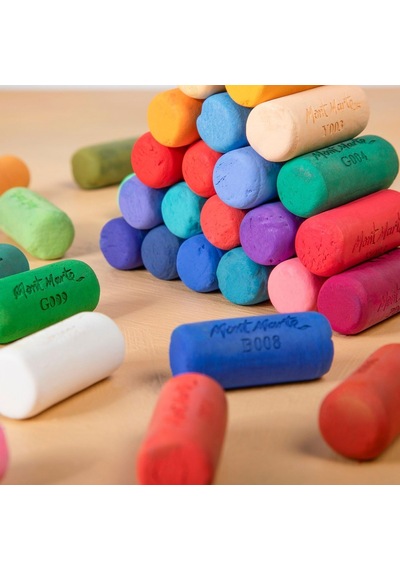 Yumuşak Pastel Yarım Çubuklar 48 Adet, Pastel Sanat Malzemeleri, Sanatçı Kalitesinde Pasteller, Ekstra Yumuşak Ve Genel