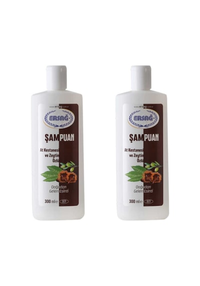 Ersağ At Kestanesi ve Zeytin Özlü Şampuan 2 x 300 ML