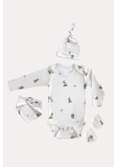 Mama Padre Zoro Yenidoğan Mini Set - 4 Parça Renkli - 861046959 Renkli