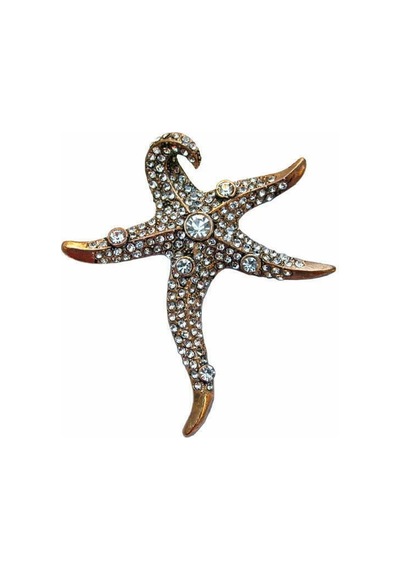 Stoneage Rf03751 Kadın Deniz Yıldızı Lüks Broş Bronz Diğer