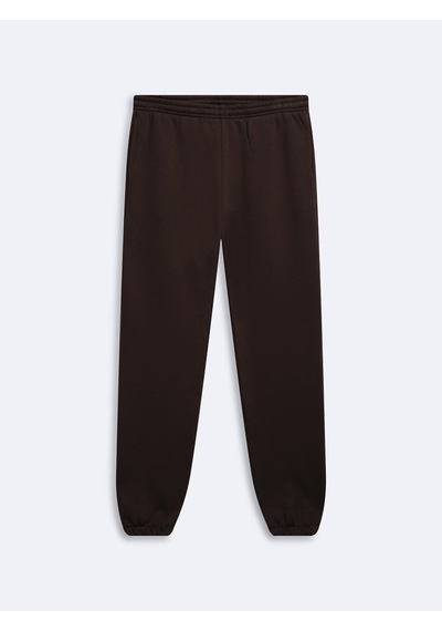LTB Regular Fit Lastik Paça Basic Kahverengi Eşofman