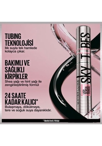 Uzunluk Ve Hacim Etkisi Sunan Etkili Göz Makyajı İçin Maskara 00