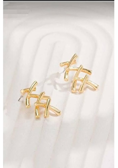 Kadın Özel Tasarım 4 Cm Küpe 002 Çok Renkli