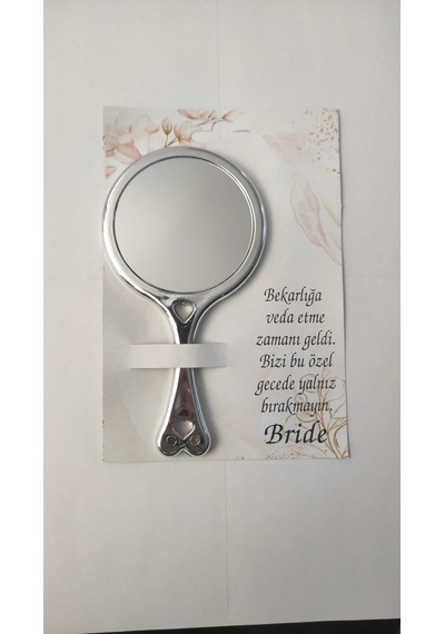 Gümüş Ayna Bride To Be Bekarlığa Veda Parti Aksesuarı 18+ Yaş