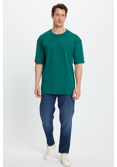 Tudors Unisex Oversize Geniş Kesim %100 Pamuk Yumuşak Dokulu Basic Bisiklet Yaka Yeşil Tişört-35178 Yeşil Tudors Unisex Oversize Geniş Kesim %100 Pamuk Yumuşak Dokulu Basic Bisiklet Yaka Yeşil Tişört-35178 Yeşil