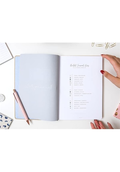 17x24 Keten Noktalı Bullet Journal Defter Koala Genel
