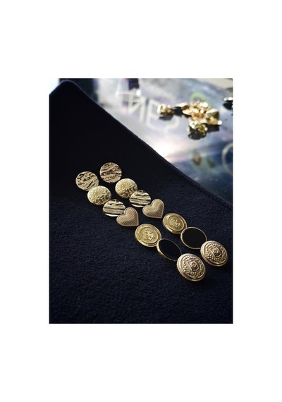 Z.a.r.a Gold Kombin Düğme Seti 7 Model 14 Adet