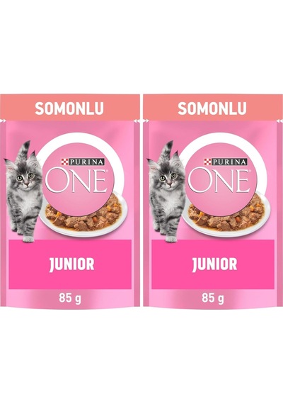 Somonlu Yavru Kediler İçin Yaş Kedi Maması 85 Gram 2li Paket