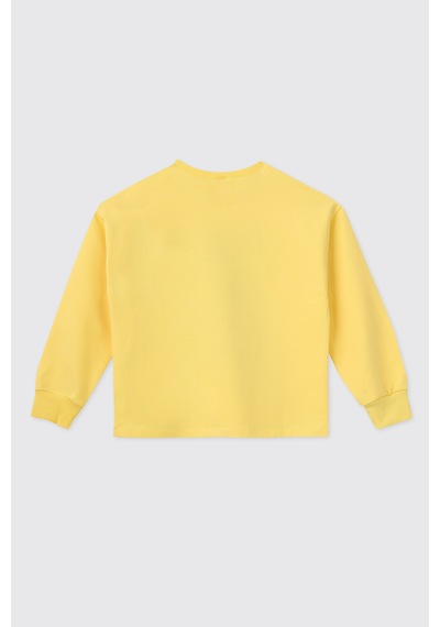 Panço Kız Çocuk Sarı Sweatshirt 2521gk08055