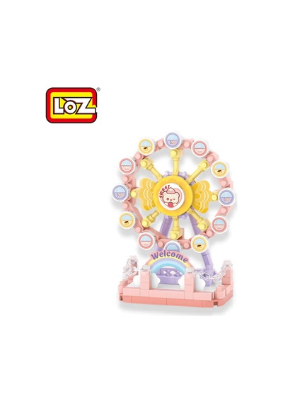 Vagonlife Loz Mini Dönme Dolap Ferris Wheel Micro Diamond Blok Seti Motorlu