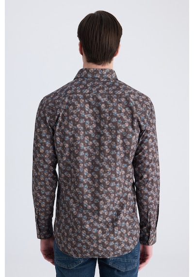 D'S Damat Ds Damat Slim Fit Kahverengi Baskılı %100 Pamuklu Gömlek 3hc0221213271 Çok Renkli D'S Damat Ds Damat Slim Fit Kahverengi Baskılı %100 Pamuklu Gömlek 3hc0221213271 Çok Renkli