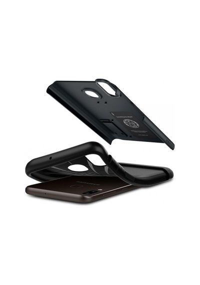 Spigen Galaxy Uyumlu A30 Kılıf Slim Armor Metal Slate